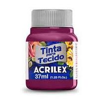 Tinta de tecido Acrilex vinho 565 37ml