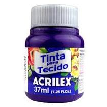 Tinta de tecido Acrilex violeta 516 37ml