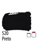 Tinta de Tecido Fosca 250ml Preto 520 Acrilex