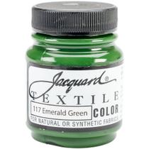 Tinta de tecido Jacquard, cor têxtil, verde esmeralda, frasco de 70 ml