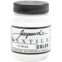 Tinta de tecido Jacquard Textile Color White 70mL para roupas