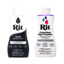 Tinta de tecido Rit Dye Liquid 240 ml verde escuro com fixador de cor Tinta de tecido Rit Dye Liquid 240 ml verde escuro com fixador de cor