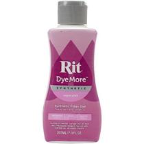 Tinta de tecido Rit Dye More Synthetic Super Pink 200mL