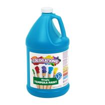 Tinta de têmpera, colorações, 1 galão, turquesa vibrante para crianças Tinta de têmpera, colorações, 1 galão, turquesa vibrante para crianças