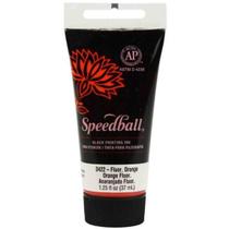 Tinta de Xilogravura SpeedBall Base Agua 3422 Fluor Orange 37ml