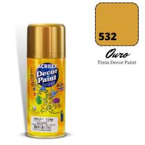 Tinta Decor Paint Acrilex 150ml 532 Ouro
