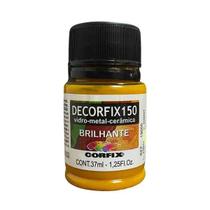 Tinta Decorfix 150 Brilhante 308 Amarelo Ouro 37Ml