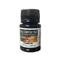 Tinta Decorfix 150 Brilhante 37ml 321 Preto Corfix