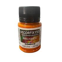 Tinta Decorfix 150 Brilhante 37ml 430 Amarelo Acafrao Corfix