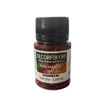 Tinta Decorfix 150 Brilhante 37ml 433 Vermelho Topázio Corfix