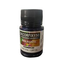 Tinta Decorfix 150 Brilhante 37ml 435 Azul Azulurita Corfix