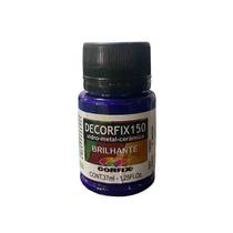 Tinta Decorfix 150 Brilhante 436 Azul Cyan 37Ml