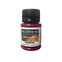 Tinta Decorfix 150 Brilhante 437 Vermelho Escarlate 37Ml