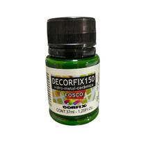 Tinta Decorfix 150 Fosco 37ml 334 Verde Foscolha Corfix