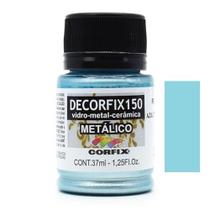 Tinta Decorfix 150 Metálico 37ml - Metal, Vidro e Cerâmica