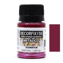 Tinta Decorfix 150 Metálico 37ml - Metal, Vidro e Cerâmica