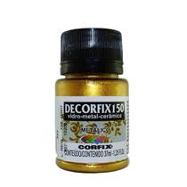 Tinta Decorfix 150 Metálico 393 Ouro 37Ml