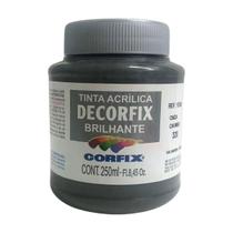 Tinta Decorfix Brilhante 320 Cinza Chumbo 250Ml