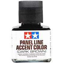 Tinta Delineamento Panel Line Accent Collor Dark Brown 40 Ml Tamiya 87140
