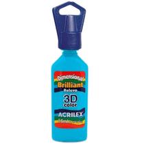 Tinta Dimensional Brilhante 35ml Azul Celeste Acrilex