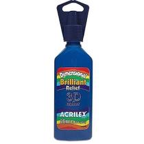 Tinta Dimensional Brilhante 35ml Azul Turquesa Acrilex