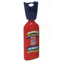 Tinta Dimensional Brilhante 35ml Vermelho Fogo Acrilex