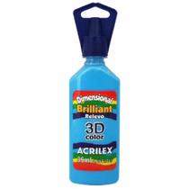 Tinta Dimensional Brilhante Relevo 3D 35ml Azul Celeste ACRILEX
