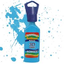 Tinta Dimensional Brilliant Relevo 3D Color Acrilex 35 ml - 12112