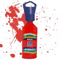 Tinta Dimensional Brilliant Relevo 3D Color Acrilex 35 ml - 12112