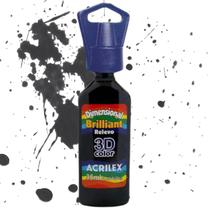 Tinta Dimensional Brilliant Relevo 3D Color Acrilex 35 ml - 12112