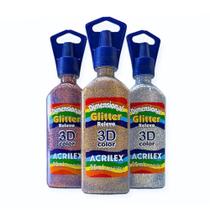 Tinta Dimensional Glitter Relevo 3D Acrilex 35 ml - 12212