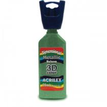 Tinta Dimensional Metálica 35ml - 557 Verde Acrilex