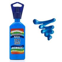 Tinta Dimensional Metallic Relevo Acrilex 35ml