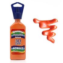 Tinta Dimensional Metallic Relevo Acrilex 35ml