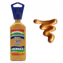 Tinta Dimensional Metallic Relevo Acrilex 35ml