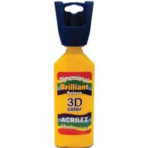 Tinta Dimensional Relevo 3D Brilhante Amarelo Ouro