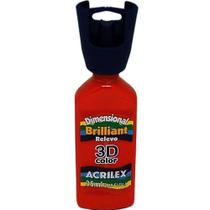 Tinta Dimensional Relevo 3D Brilhante Vermelho Fogo Tinta Dimensional Relevo 3D Brilhante Vermelho Fogo