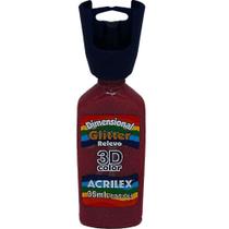 Tinta Dimensional Relevo 3D Glitter Cobre Tinta Dimensional Relevo 3D Glitter Cobre