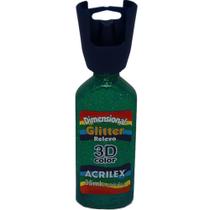 Tinta Dimensional Relevo 3D Glitter Verde Tinta Dimensional Relevo 3D Glitter Verde