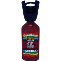 Tinta Dimensional Relevo 3D Glitter Vermelho Tinta Dimensional Relevo 3D Glitter Vermelho