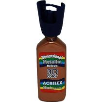 Tinta Dimensional Relevo 3D Metálica Cobre Tinta Dimensional Relevo 3D Metálica Cobre