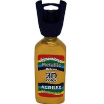 Tinta Dimensional Relevo 3D Metálica Ouro Tinta Dimensional Relevo 3D Metálica Ouro