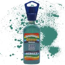 Tinta Dimensional Relevo Glitter 35ml 206 - Verde