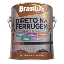 Tinta Direto na Ferrugem 3,6l Brasilux Escolha sua Cor