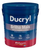 Tinta Ducryl Standard Semibrilho 18l Renner Branco Tinta Ducryl Standard Semibrilho 18l Renner Branco