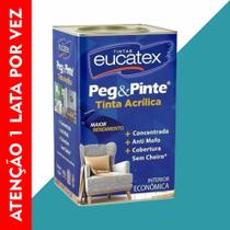 Tinta Econômica Eucatex Peg Pinte Sem Cheiro 18l Escolha a Cor