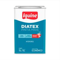 Tinta Econômica Látex 18L Branco Neve Aveludado Diatex Pinta mais Iquine