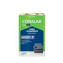 Tinta Econômica Látex Fosco + Econômico Branco Neve 18L Coralar