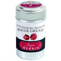 Tinta em Cartucho p/ Caneta Tinteiro Herbin Rouge Grenat Tinta em Cartucho p/ Caneta Tinteiro Herbin Rouge Grenat