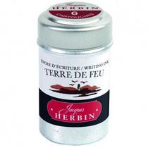 Tinta em Cartucho p/ Caneta Tinteiro Herbin Terre de Feu Tinta em Cartucho p/ Caneta Tinteiro Herbin Terre de Feu